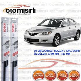 Bosch Aerotwin Mazda 3 Sedan 2003-2008 Silecek Takımı