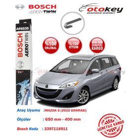Bosch Aerotwin Mazda 5 2005-2010 Silecek Takımı