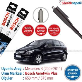Bosch Aerotwin Mercedes B160 W245 2005-2011 Muz Silecek Takımı