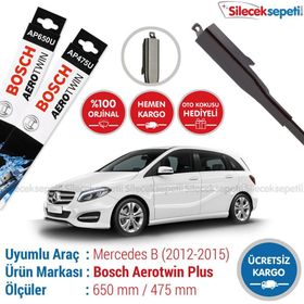 Bosch Aerotwin Mercedes B180 W246 2012-2015 Muz Silecek Takımı