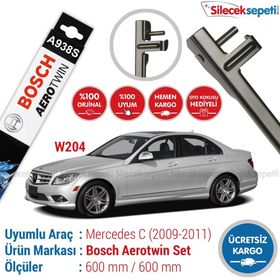Bosch Aerotwin Mercedes C220 2009-2011 W204 Silecek Takımı