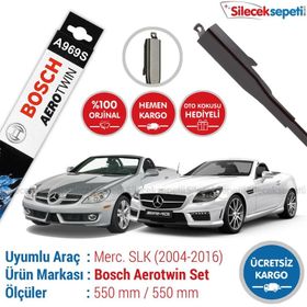 Bosch Aerotwin Mercedes SLK 2004-2016 Silecek Takımı