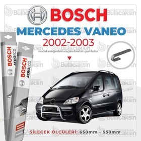 Bosch Aerotwin Mercedes Vaneo 2002-2003 Ön Muz Silecek Takımı