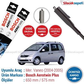 Bosch Aerotwin Mercedes Vaneo 2004-2005 Silecek Takımı