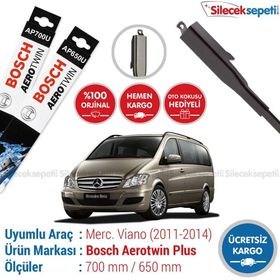 Bosch Aerotwin Mercedes Viano 2011-2014 Ön Muz Silecek Takımı