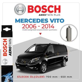 Bosch Aerotwin Mercedes Vito 2006-2014 Uyumlu Muz Silecek Takımı