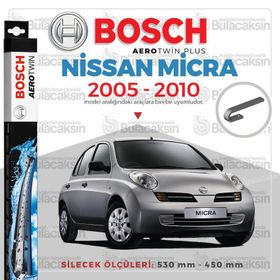 Bosch Aerotwin Nissan Micra 2005-2010 Silecek Takımı