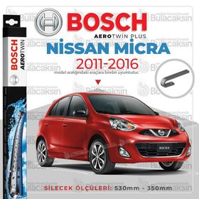 Bosch Aerotwin Nissan Micra 2011-2016 Ön Muz Silecek Takımı