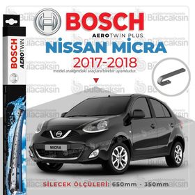 Bosch Aerotwin Nissan Micra 2017-2018 Ön Muz Silecek Takımı