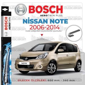 Bosch Aerotwin Nissan Note 2006-2014 Silecek Takımı
