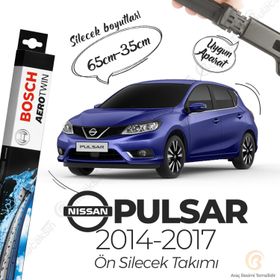 Bosch Aerotwin Nissan Pulsar 2014-2017 Uyumlu Muz Silecek Takımı