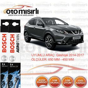 Bosch Aerotwin Nissan Qashqai 2014-2017 Muz Ön Silecek Takımı