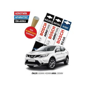 Bosch Aerotwin Nissan Qashqai 2014-2021 Ön Arka Silecek Takımı