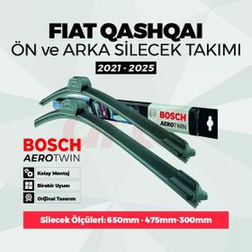 Bosch Aerotwin Nissan Qashqai E-Power 2021-2025 Ön ve Arka Silecek Takımı