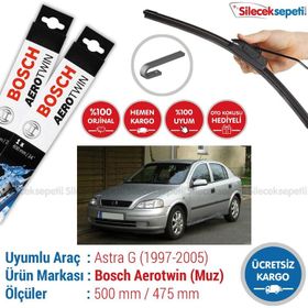 Bosch Aerotwin Opel Astra G 1997-2005 Silecek Takımı