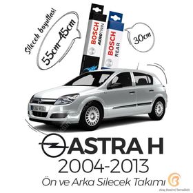 Bosch Aerotwin Opel Astra H 2004-2013 3'lü Ön ve Arka Silecek Takımı Set