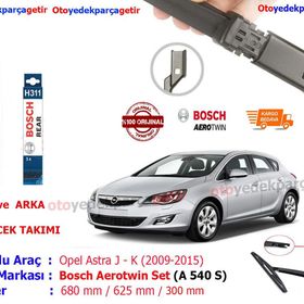 Bosch Aerotwin Opel Astra J 2009-2015 Silecek Takımı