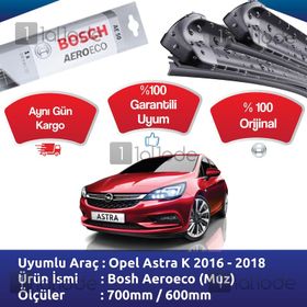 Bosch Aerotwin Opel Astra K 2016-2018 Muz Silecek Takımı