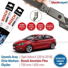 Bosch Aerotwin Opel Astra K 2016-2018 Silecek Takımı