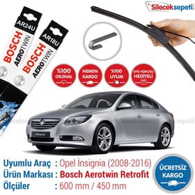 Bosch Aerotwin Opel İnsignia 2008-2016 Retrofit Silecek Takımı