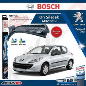 Bosch Aerotwin Peugeot 206+ 2009-2013 Silecek Takımı