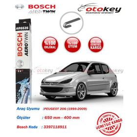Bosch Aerotwin Peugeot 206 CC 2000-2007 Silecek Takımı