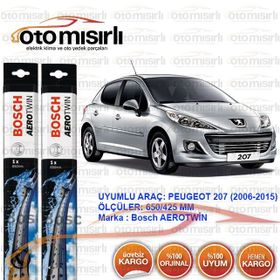 Bosch Aerotwin Peugeot 207 2007-2015 Silecek Takımı