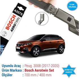 Bosch Aerotwin Peugeot 3008 2017-202 Silecek Takımı