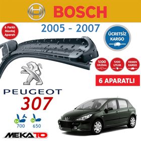 Bosch Aerotwin Peugeot 307 2005-2007 Silecek Takımı