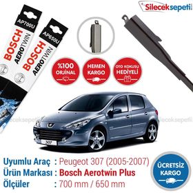 Bosch Aerotwin Peugeot 307 2005-2007 Silecek Takımı