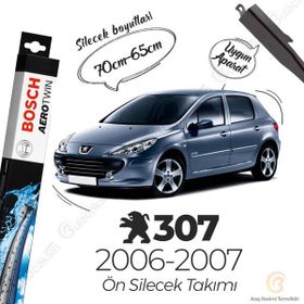 Bosch Aerotwin Peugeot 307 2006-2007 Uyumlu Muz Silecek Takımı