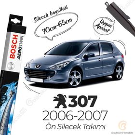 Bosch Aerotwin Peugeot 307 2006-2007 Uyumlu Muz Silecek Takımı