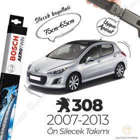 Bosch Aerotwin Peugeot 308 Ön 2007-2013 Uyumlu Muz Silecek Takımı