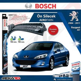 Bosch Aerotwin Peugeot 407 2004-2011 Silecek Takımı
