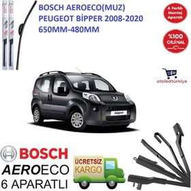 Bosch Aerotwin Peugeot Bipper 2008-2015 Silecek Takımı