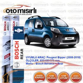 Bosch Aerotwin Peugeot Bipper 2008-2018 Silecek Seti