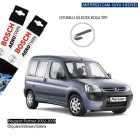 Bosch Aerotwin Peugeot Partner 2002-2009 Silecek Takımı