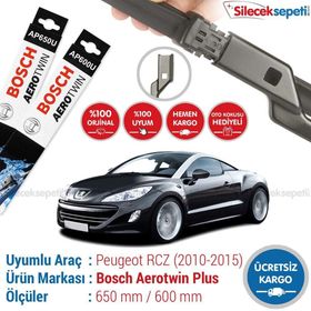 Bosch Aerotwin Peugeot Rcz 2010-2015 Silecek Takımı