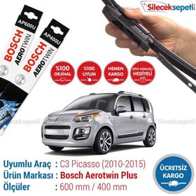 Bosch Aerotwin Plus Citroen C3 Picasso 2011-2014 Silecek