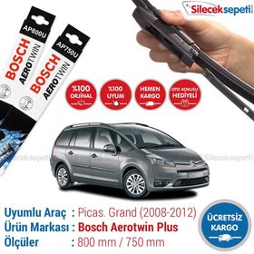 Bosch Aerotwin Plus Citroen C4 Grand Picasso 2008-2012 Silecek