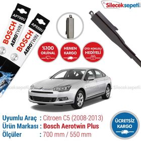 Bosch Aerotwin Plus Citroen C5 2008-2015 Silecek Takımı