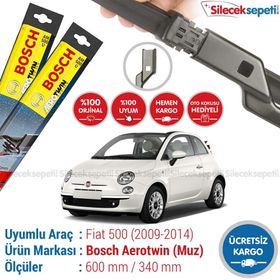 Bosch Aerotwin Plus Fiat 500C 2009-2014 Silecek Takımı