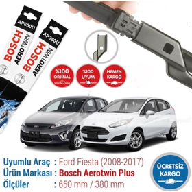 Bosch Aerotwin Plus Ford Fiesta 2008-2017 Silecek Takımı