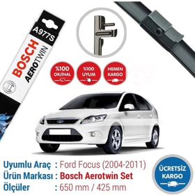 Bosch Aerotwin Plus Ford Focus 2 2004-2011 Silecek Takımı