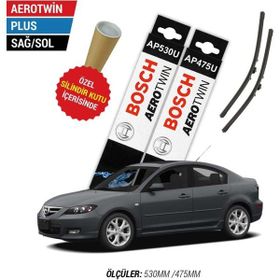 Bosch Aerotwin Plus Mazda 3 Sedan 2004-2008 Silecek Takımı
