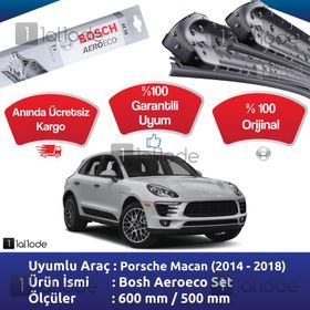 Bosch Aerotwin Porsche Macan 2014-2018 Ön Muz Silecek Takımı
