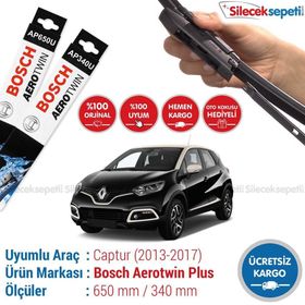 Bosch Aerotwin Renault Captur 2013-2015 Muz Silecek Takımı