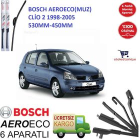 Bosch Aerotwin Renault Clio 2 1998-2005 Muz Silecek Takımı
