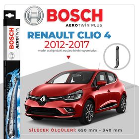 Bosch Aerotwin Renault Clio 4 2012-2017 A868S Silecek Takımı
