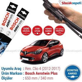 Bosch Aerotwin Renault Clio 4 2012-2017 Muz Silecek Takımı